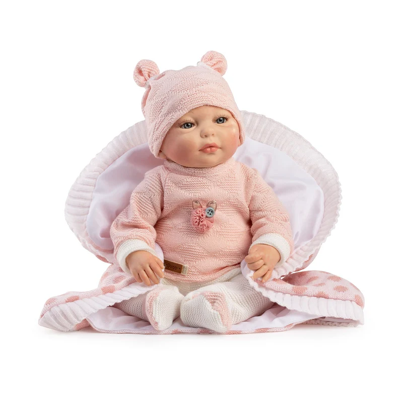 Muñeca Reborn Prematuro Lea Pintada a Mano