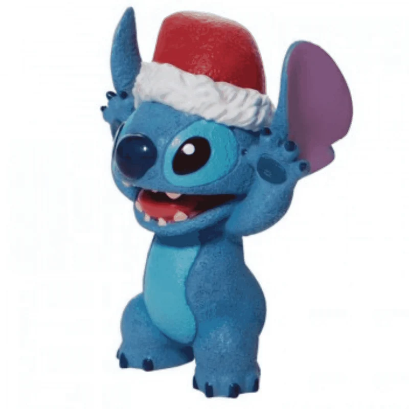 Figura Mini Navideña de Stitch - Enesco Disney Showcase