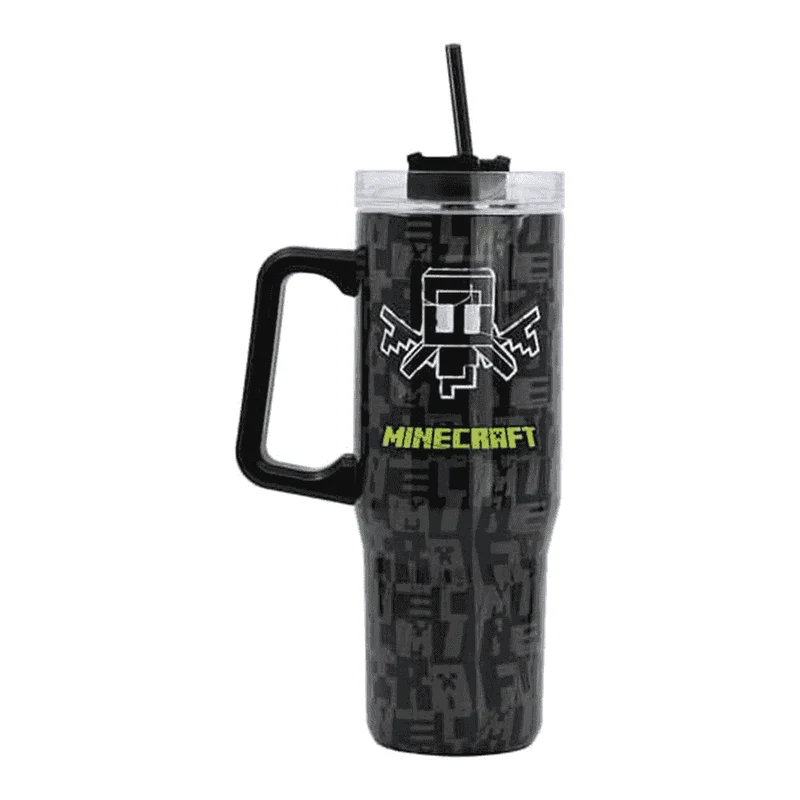 Thermo XL Minecraft – 940 ml Rambler (Acero Inoxidable)