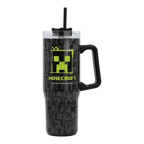 Thermo XL Minecraft – 940 ml Rambler (Acero Inoxidable)