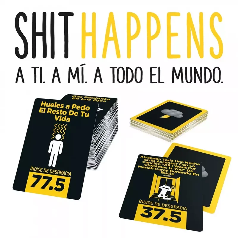 Shit Happens Juego de Mesa Bizak +18