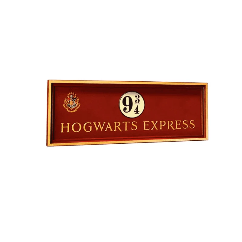Réplica cartel andén 9 3/4 harry potter