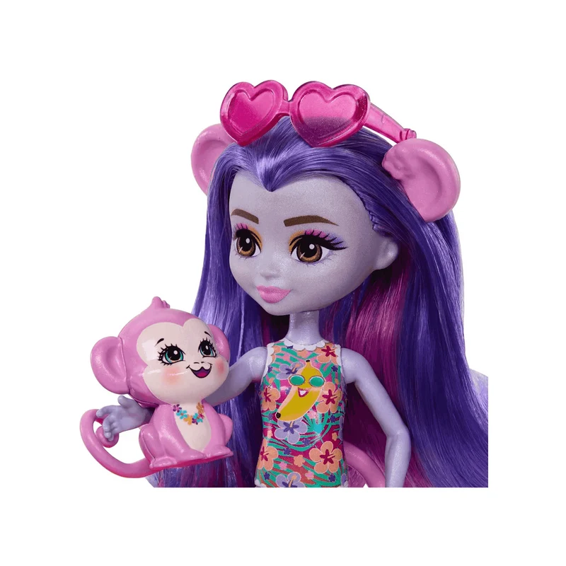 Enchantimals Tropical Pool Set + Monkey Doll