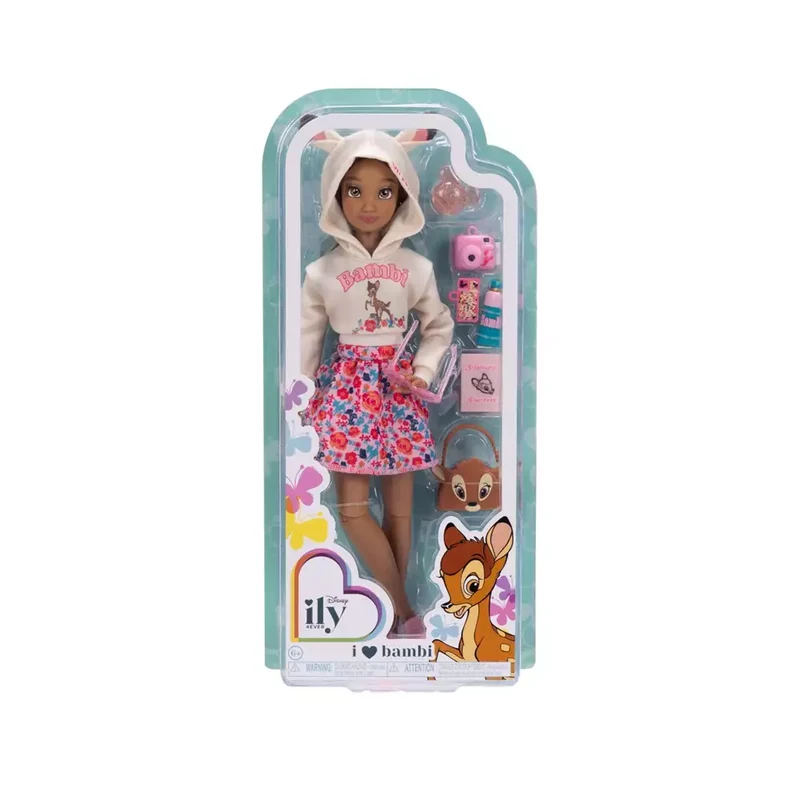 Muñeca ILY Bambi 25 cm con accesorios