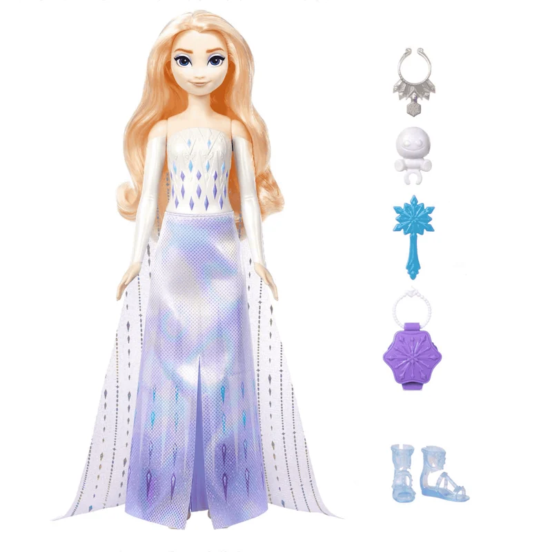 Muñeca Elsa Spin & Reveal de Frozen - ¡Descubre la Magia con Cada Giro!