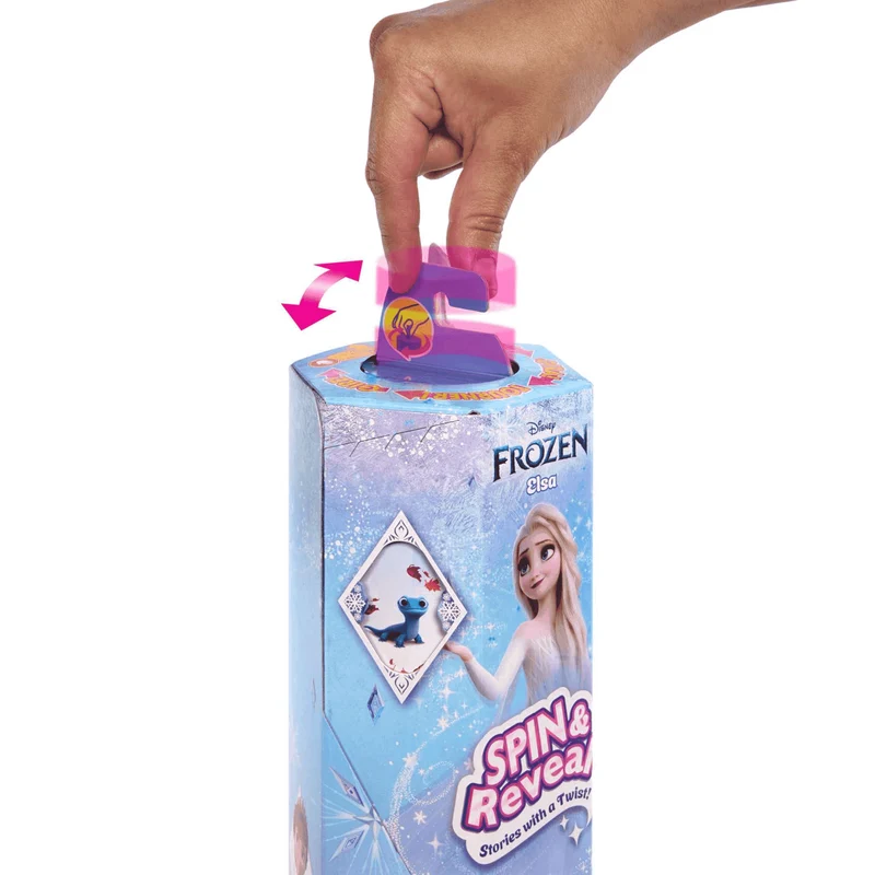 Muñeca Elsa Spin & Reveal de Frozen - ¡Descubre la Magia con Cada Giro!