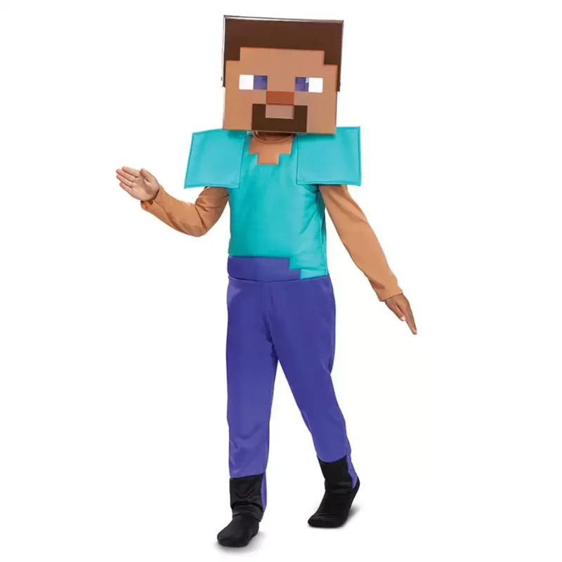 Disfraz Steve Minecraft 7-8 Años