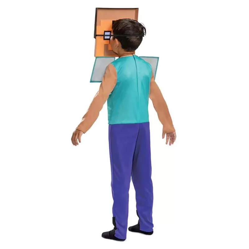 Disfraz Steve Minecraft 7-8 Años