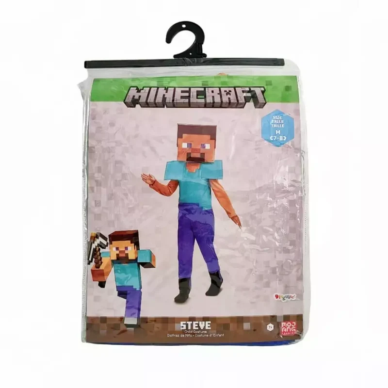 Disfraz Steve Minecraft 7-8 Años