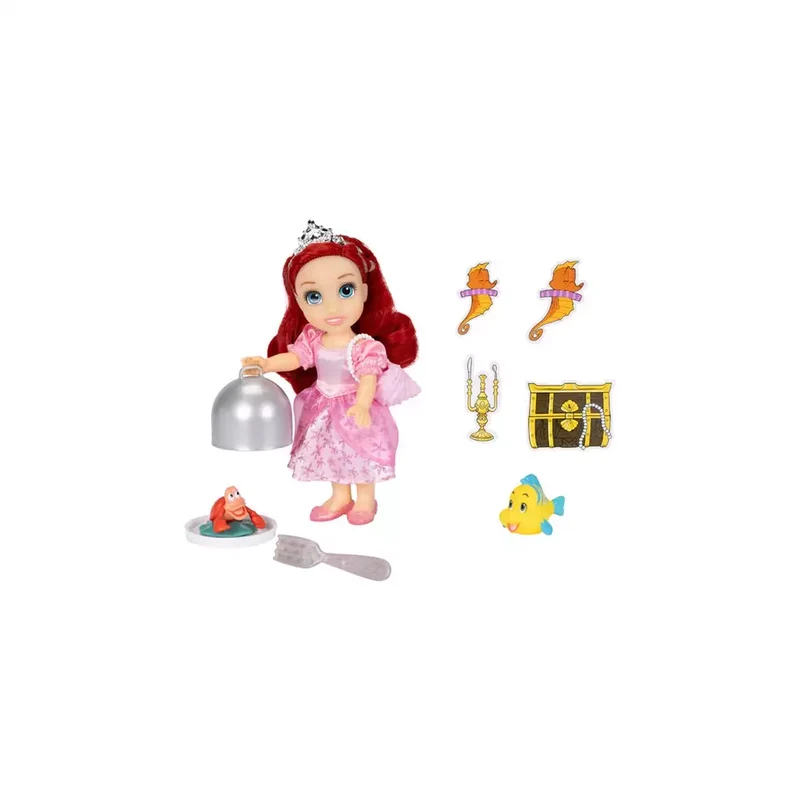 Set Regalo Muñeca Ariel Mar y Tierra La Sirenita Disney 15 cm