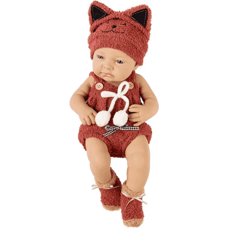 Bebé AnimalitosPequeBB – Muñeco de 33 cm con traje de animalitos (18m+)