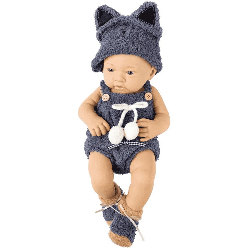 Bebé AnimalitosPequeBB – Muñeco de 33 cm con traje de animalitos (18m+)