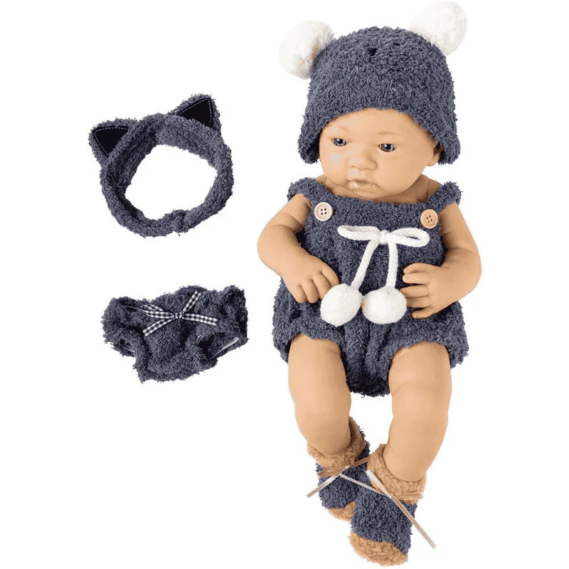 Bebé AnimalitosPequeBB – Muñeco de 33 cm con traje de animalitos (18m+)