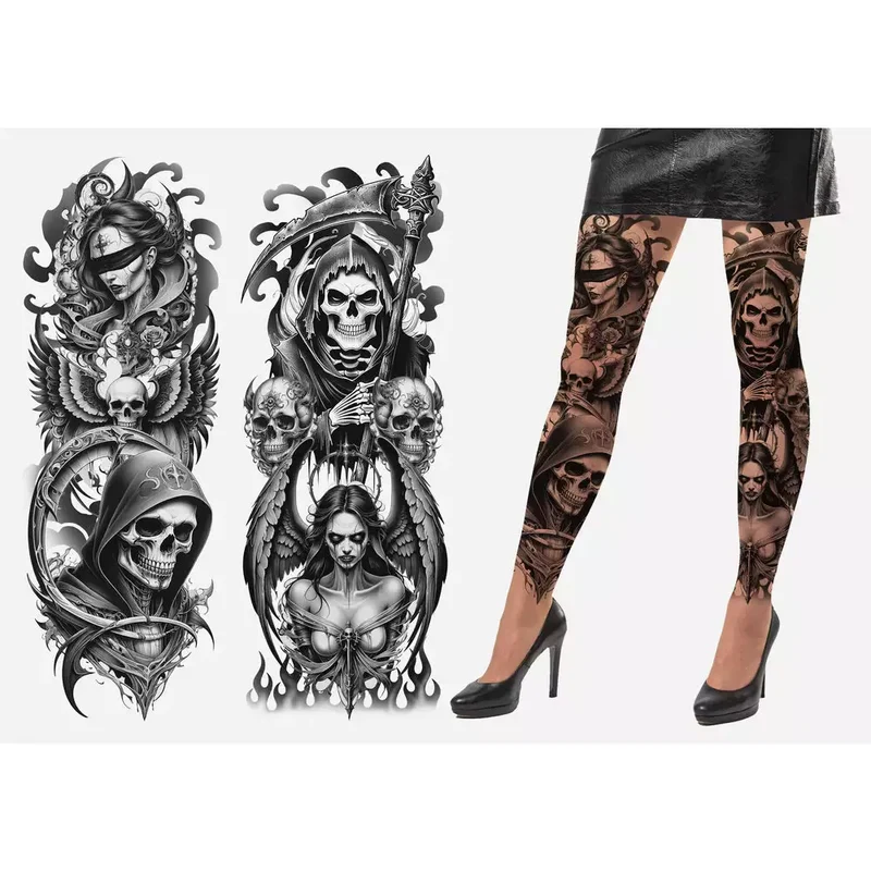 Pantys Efecto Tatuaje Muerte