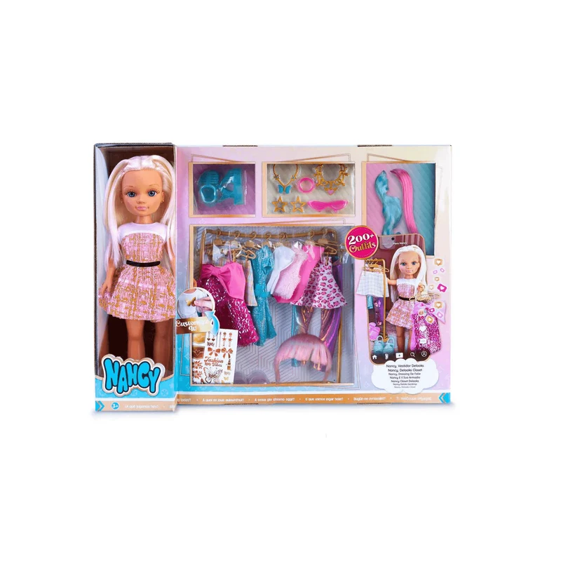 Nancy Vestidor de Looks Muñeca con Complementos