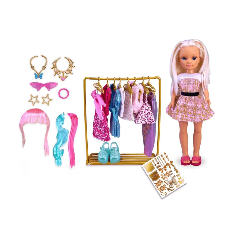Nancy Vestidor de Looks Muñeca con Complementos