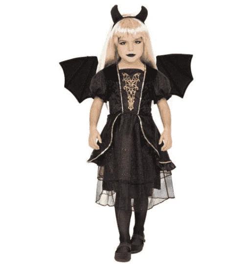 Disfraz Infantil Diablita Oscura – Talla 9-10 Años