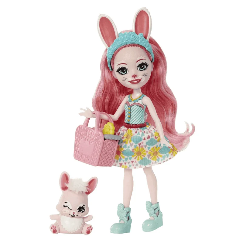 Enchantimals Baby BFFs Bree Bunny Muñeca con mascotas 4 años