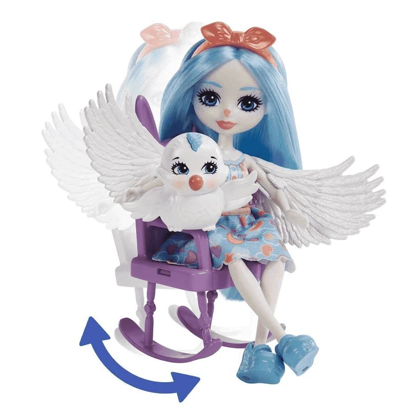 Enchantimals Baby BFFs Guardería Starley Stork Muñeca y set 4 años