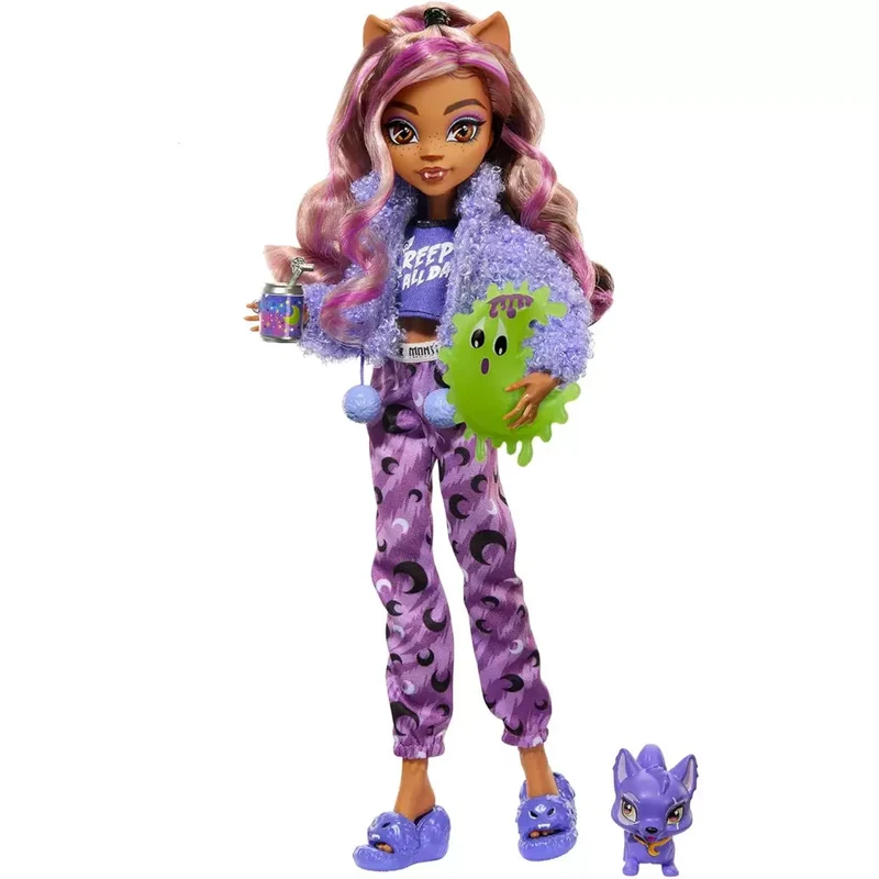 Muñeca Clawdeen Wolf Fiesta Pijama Monster High 25Cm