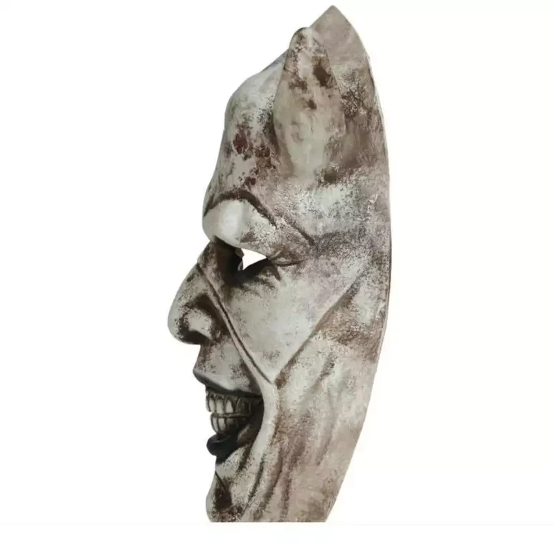 Máscara De Halloween Diablo Blanco Adulto Unisex