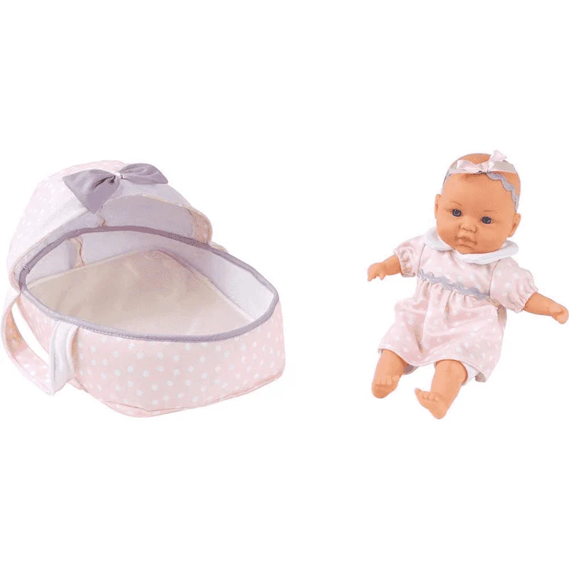 Bebito Sueñito PequeBB con camita acolchada de 31 cm (2+)