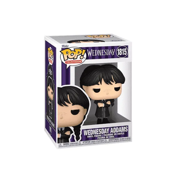 Funko Pop! TV Wednesday Addams #1815 (Black Coat / Miércoles Addams)