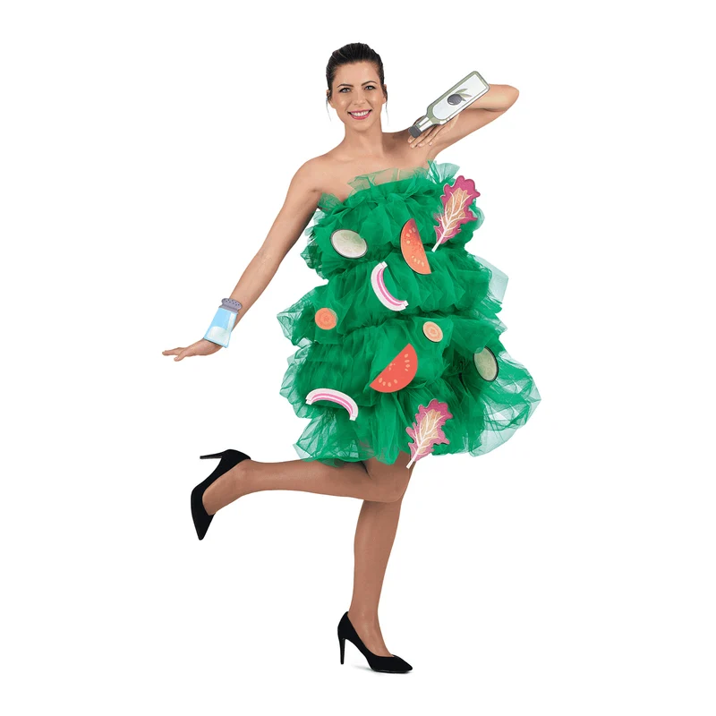 Disfraz de Ensalada one size adult adulto talla TALLA ÚNICA