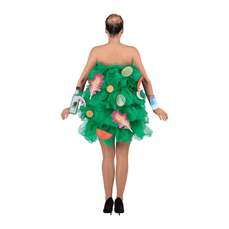 Disfraz de Ensalada one size adult adulto talla TALLA ÚNICA
