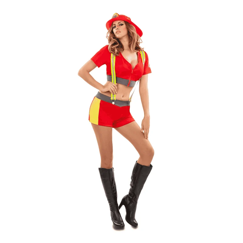 Disfraz de Bombera sexy adulto talla S