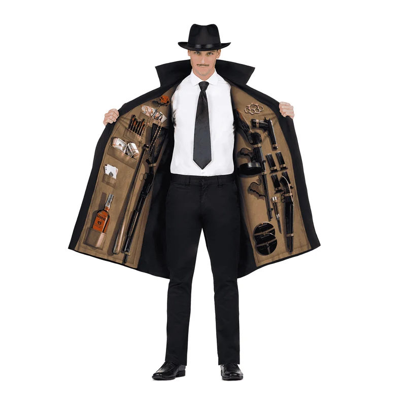 Disfraz de Mafioso one size adult adulto talla TALLA ÚNICA