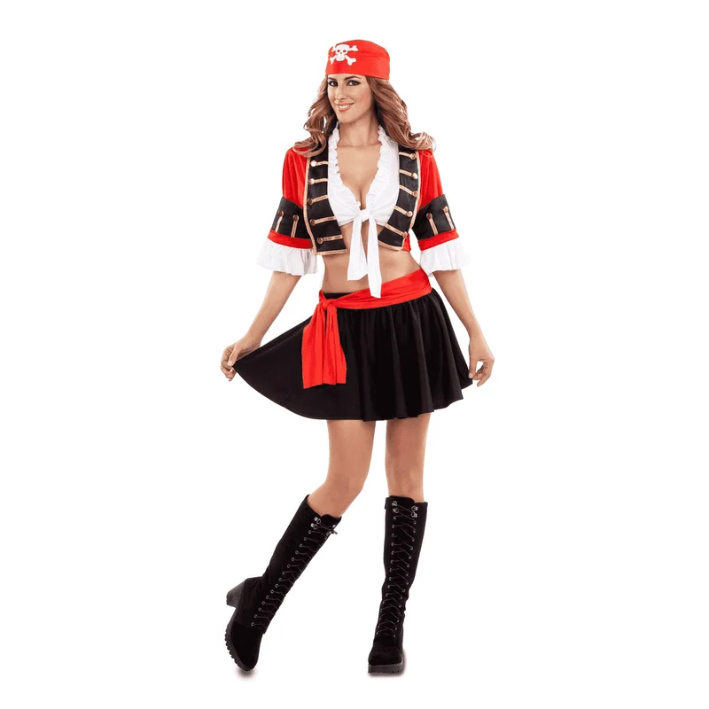 Disfraz de Bucanera sexy adulto talla ML