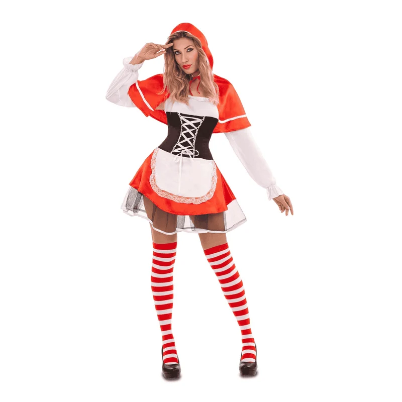 Disfraz de Caperucita atrevida adulto talla ML