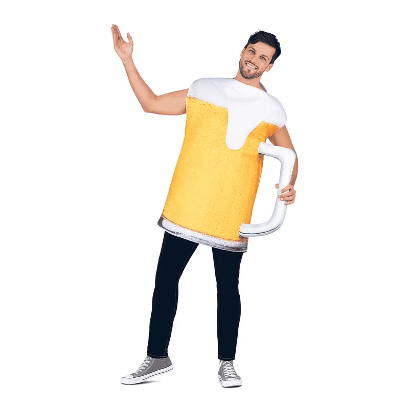 Disfraz de Jarra de cerveza one size adult adulto talla TALLA ÚNICA
