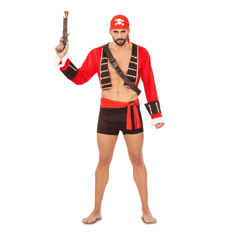 Disfraz de Bucanero adulto talla XL