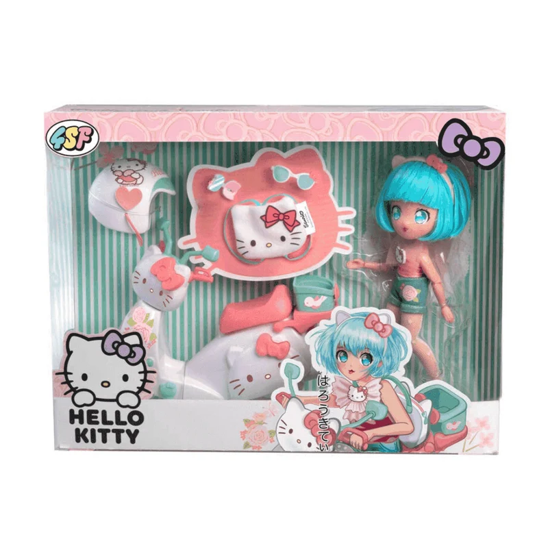 Muñeca Hello Kitty Pretty Pink Scooter Manga