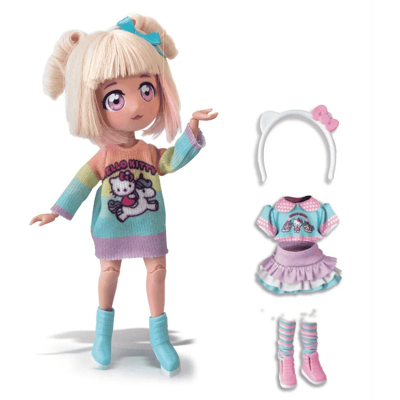 Muñeca Hello Kitty Fashion Unicorns Manga