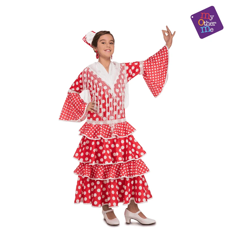 Disfraz de Flamenca sevilla 5-6 años infantil