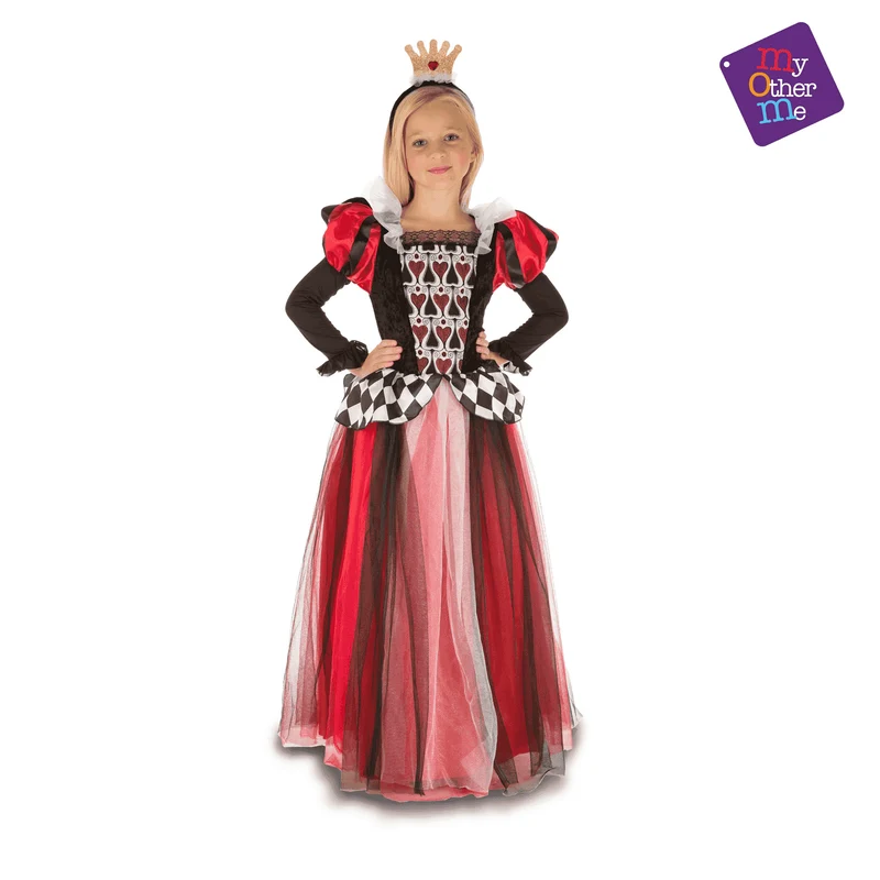 Disfraz de Reina de corazones 7-9 años infantil