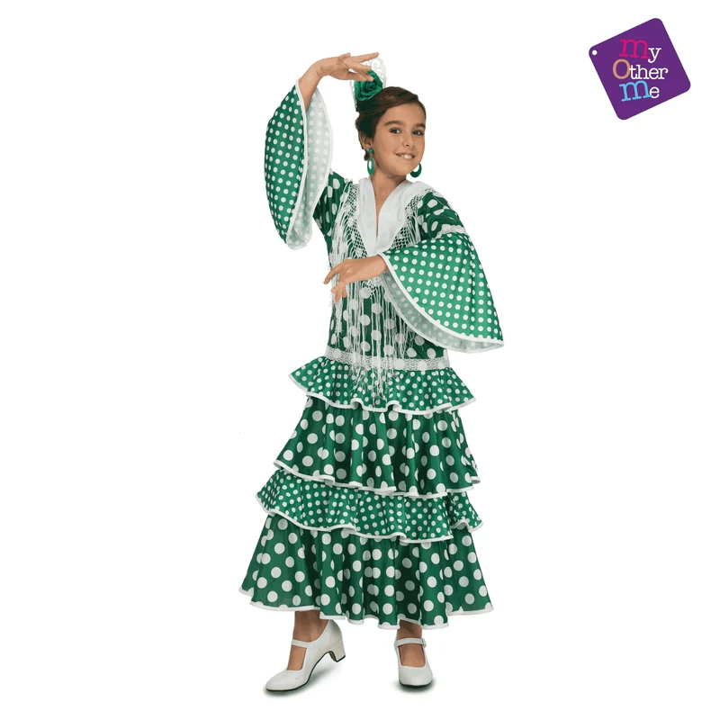 Disfraz de Flamenca giralda 7-9 años infantil