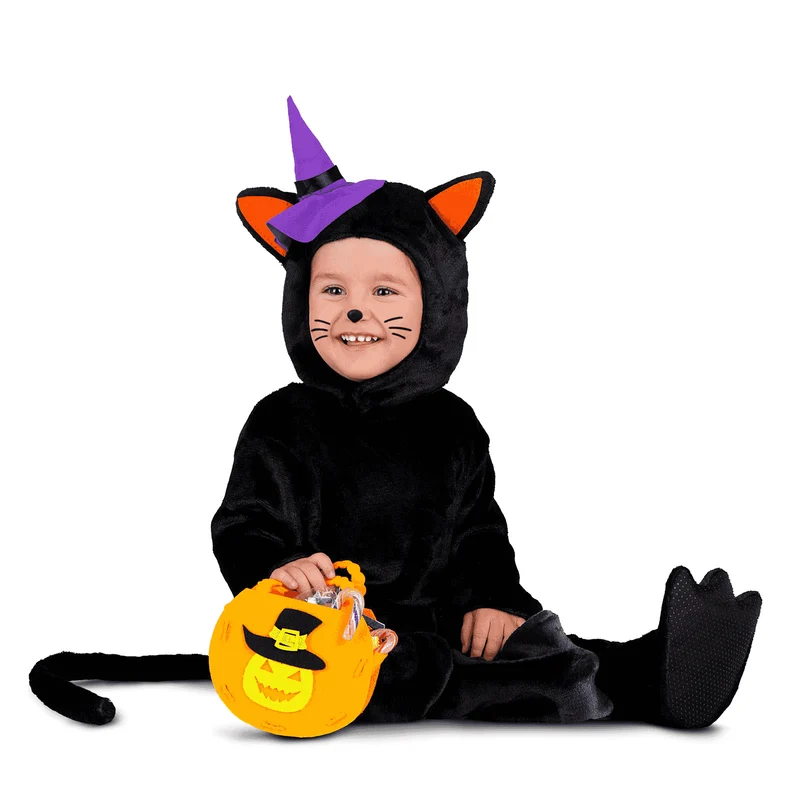 Disfraz de Gatito con calabaza 12-24 meses bebé