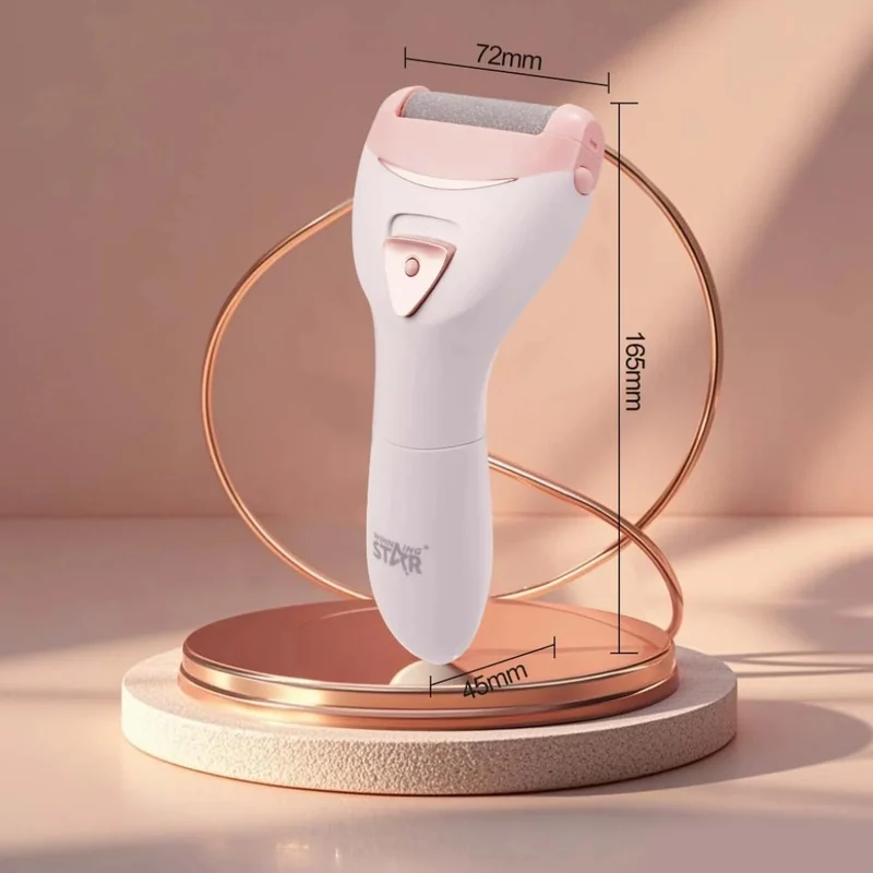 Winning Star Exfoliador Eléctrico Rotativo para Pies 2 Cabezales, St-5851