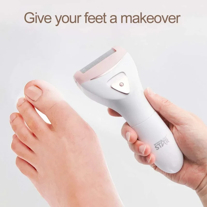 Winning Star Exfoliador Eléctrico Rotativo para Pies 2 Cabezales, St-5851