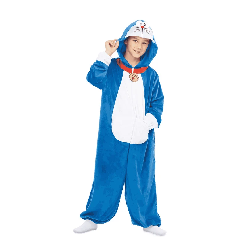 Disfraz de Doraemon jumpsuit 6-8 años infantil