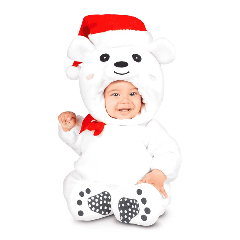 Disfraz de Osito de nieve bebé 7-12 meses bebé