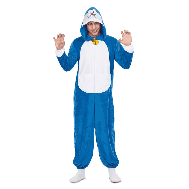 Disfraz de Doraemon jumpsuit adulto talla ML