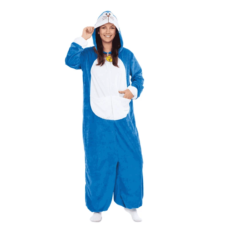 Disfraz de Doraemon jumpsuit adulto talla ML
