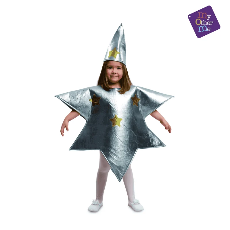 Disfraz de Estrella plateada 7-9 años infantil