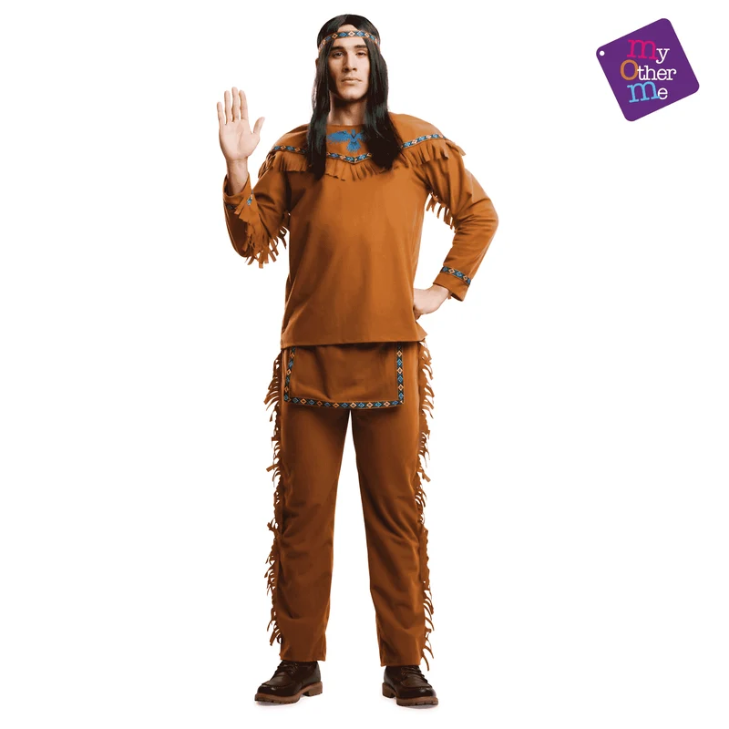 Disfraz de Indian boy adulto talla S