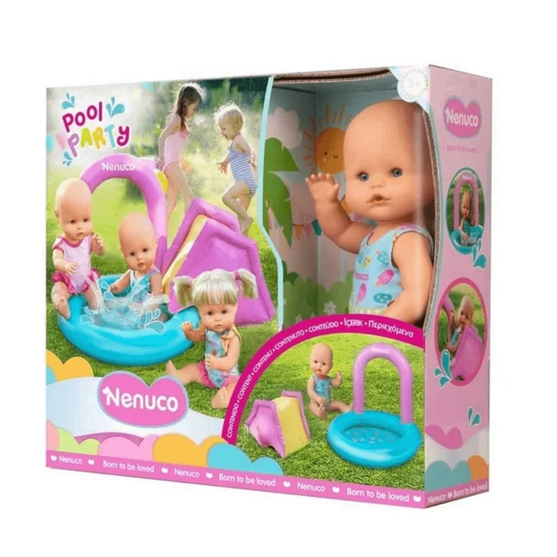 Muñeco Nenuco Fiesta en la Piscina - ¡Diversión Acuática!